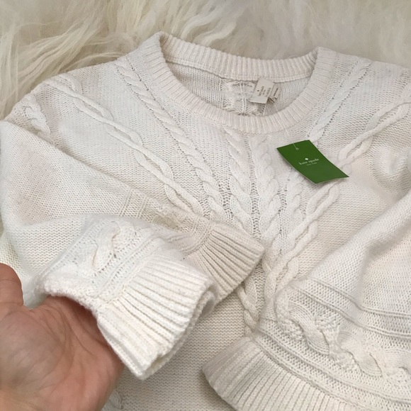 kate spade new york cable sweater - Picture 6 of 8